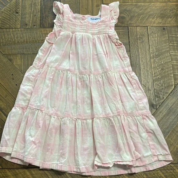 Old Navy Pink Plaid Dress 3T - Picture 1 of 5